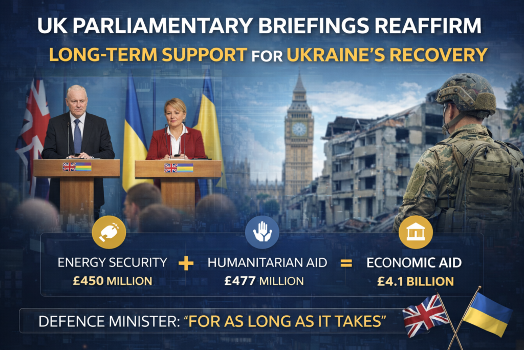 UK Parliamentary Briefings Reaffirm Long-Term Support for Ukraine’s Recovery